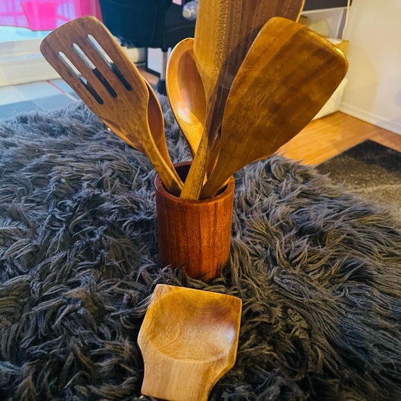 Ensemble des ustensiles en bois 9 pcs - Picture 3 of 5